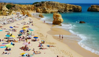 Praia de São Rafael, Albufeira, Portugal