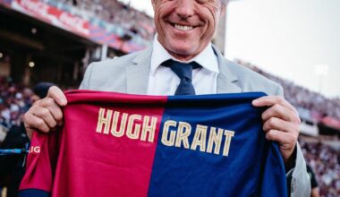 Hugh Grant: “It’s clearly true - més que un club.”