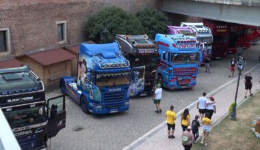 Roumanie : des camions insolites présentés dans le cadre du festival Truck Tuning Art