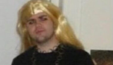 JD Vance in drag, with a blonde wig and black eyeliner. Trump claims that he was hacked, and that a 270-page list of skeletons in JD Vance’s closet was leaked.