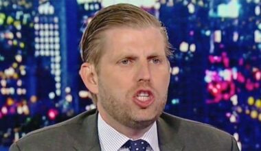 Angry and Weird Eric Trump Totally Freaks Out After His Cousin Endorses Kamala Harris