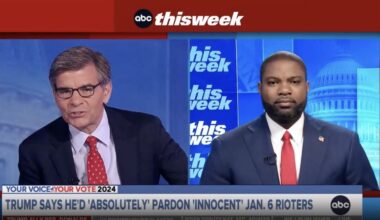 Stephanopoulos Cuts Off Trainwreck Interview After Rep. Donalds Denies Trump Saying He’d Pardon Jan. 6 Rioters Who Assaulted Police