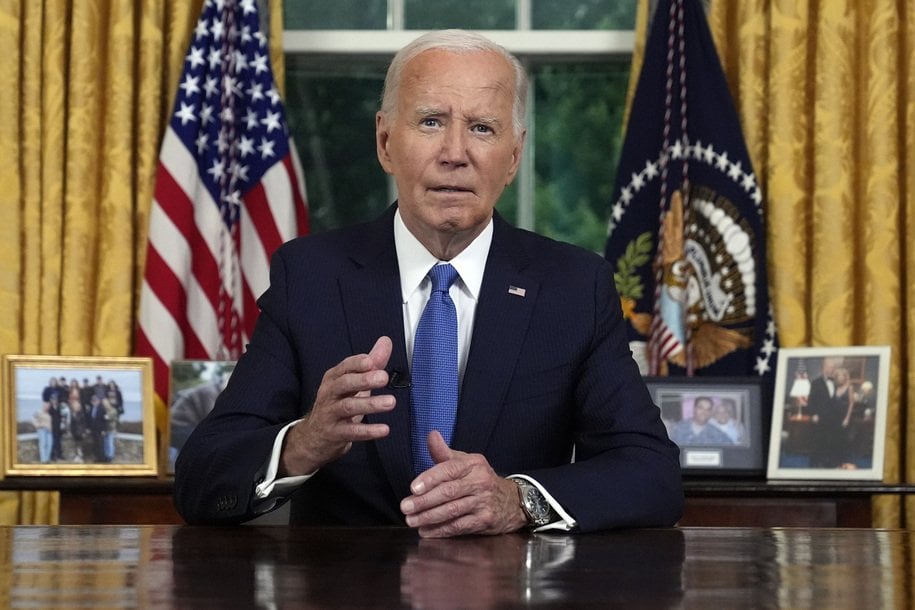 Watch President Biden address nation after prisoner swap with Russia