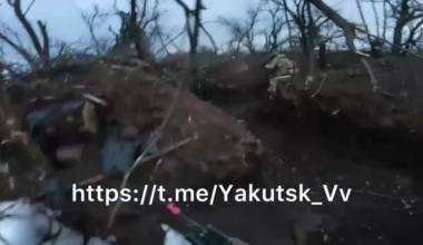 Archival GoPro footage of Russian soldiers during an assault, they are dropped off by armor while under fire and continue to assault a fortified position, Southern Donetsk, no music