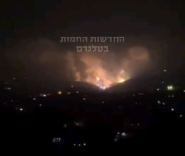 Massive Israeli attack on Hezbollah rocket launchers this morning