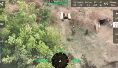 Operators of the Strike Drone Company (47 OMBr) observe multiple Russians enter a dugout, 3 consecutive FPV drone strikes hit the entrance, no one was observed leaving afterwards.