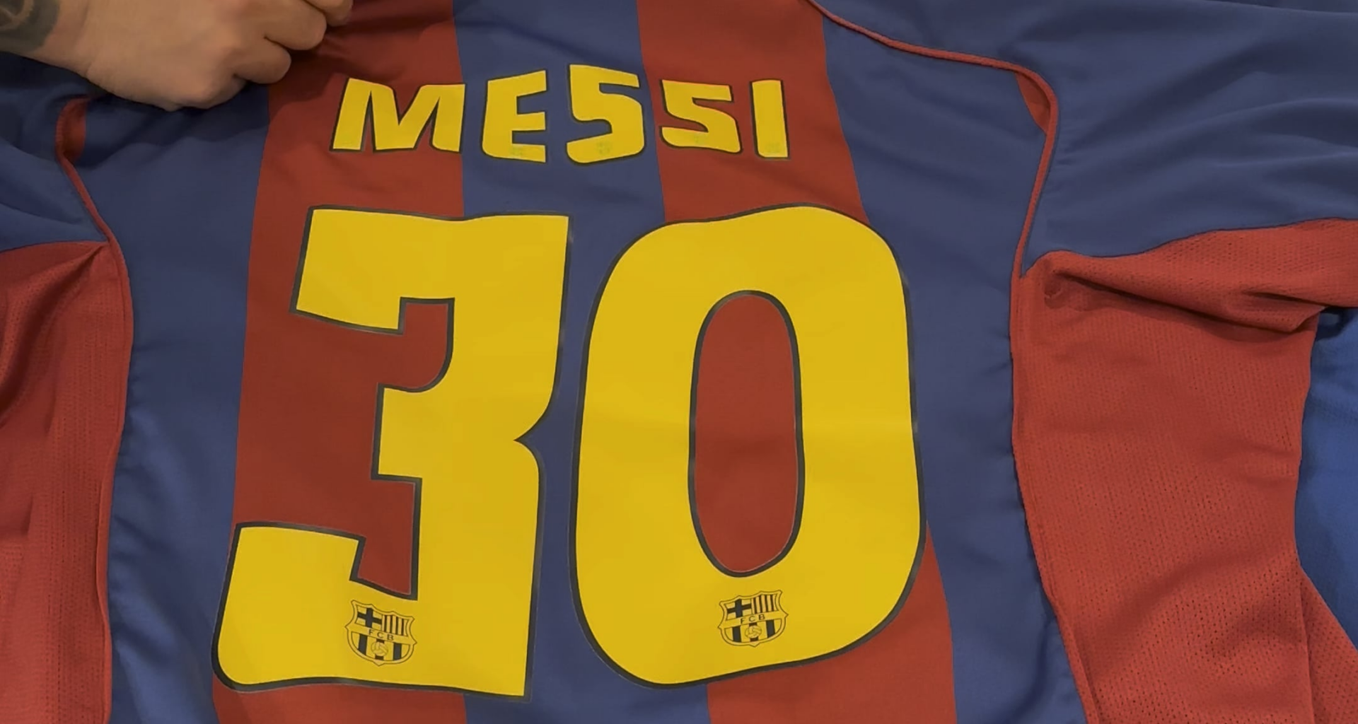 Messi jersey collection