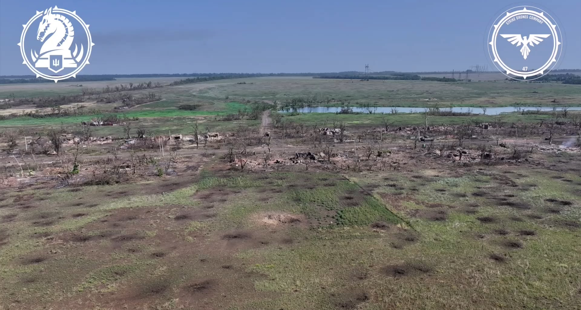 Ukraine's 47th Mechanized Brigade "Strike Drones Company" UAV team targeted Russian infantrymen using FPV strike drones in the Povrovsk direction, defeating what is described by the upload text as yet another unsupported enemy "meat wave" assault. Published August 12, 2024