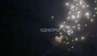 A Ukrainian SAM system successfully intercepted a Russian short range ballistic missile over the city of Dnipro.