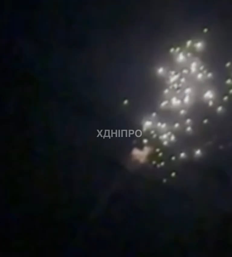 A Ukrainian SAM system successfully intercepted a Russian short range ballistic missile over the city of Dnipro.