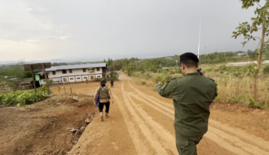 Kayin (Karen) National Liberation Army Commander nicknamed Wah Fish Paste, films a raid on a Myanmar/Burmese Junta Base in Myawaddy Township (either late July or early August)