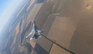 Brief footage of a Ukrainian Su-24M(R) dropping and launching Storm Shadow missiles somewhere in Ukraine at a Russian target