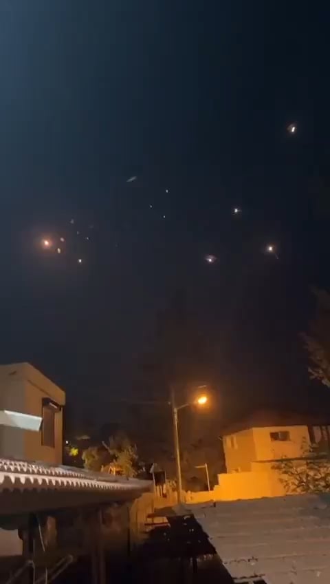 Iron dome interceptions of Kiryat Shmona - August 4th