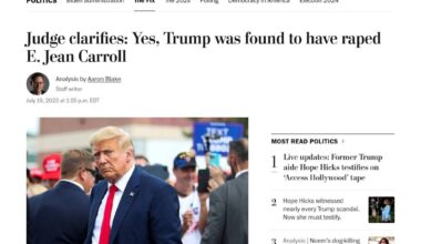 Judge clarifies: Yes, Trump was found to have raped E. Jean Carroll