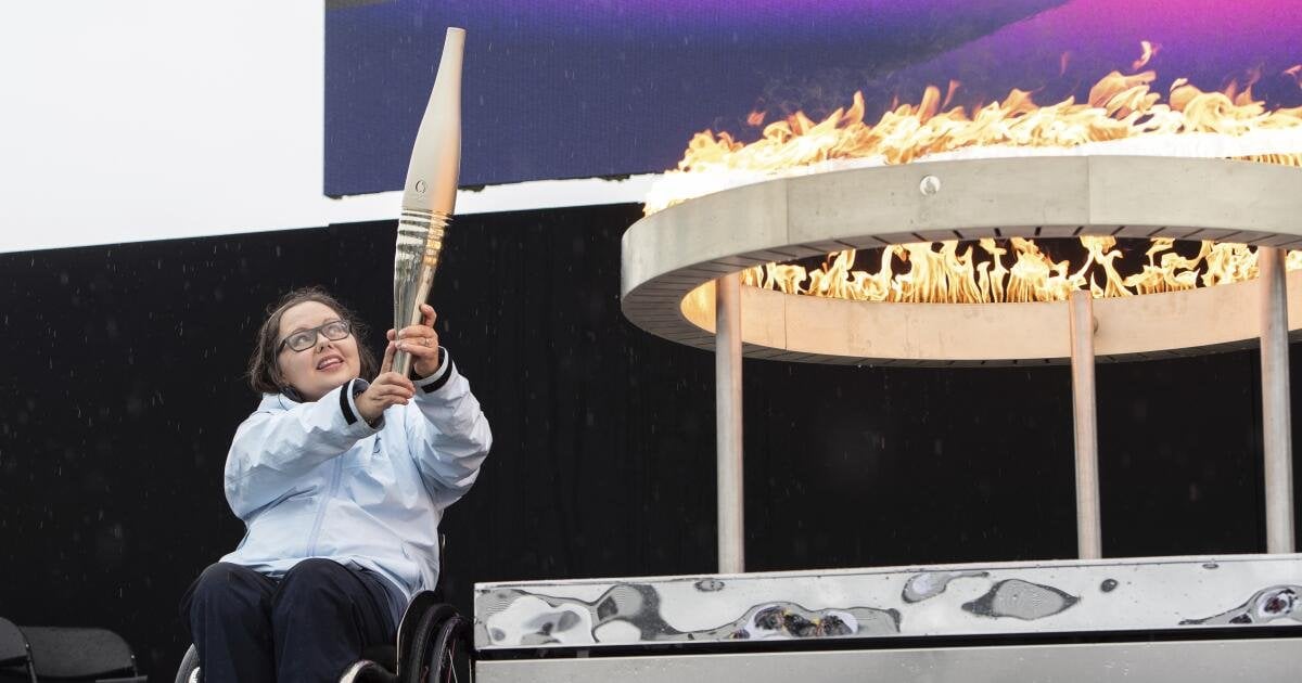 Under sea and over land, the Paris Paralympics flame is lit and on a unique journey