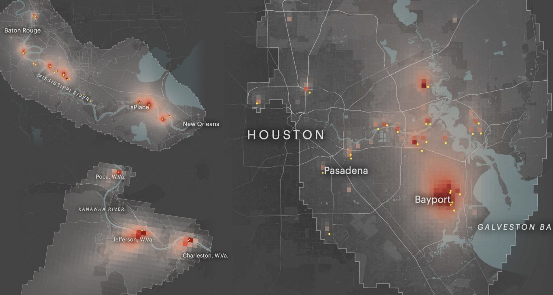 The Most Detailed Map of Cancer-Causing Industrial Air Pollution in the U.S.