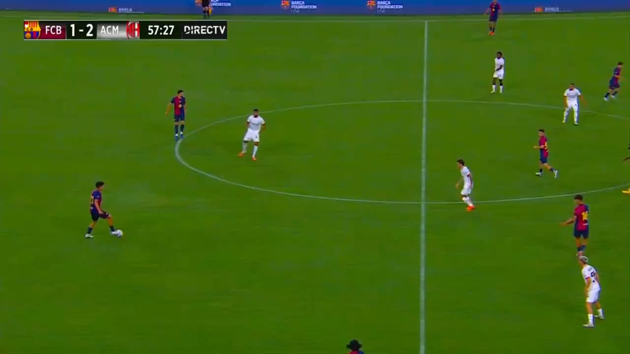 Beautiful sequence of play for the second goal against AC Milan