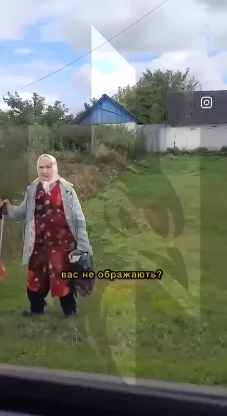 UA soldier is very surprised: In Kursk oblast Babuskas speak Ukrainian (translation in comment )