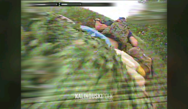 The FPV operators of Kalinouskipolk chase after the enemy ATV, which was carrying canisters of fuel. August 27, 2024