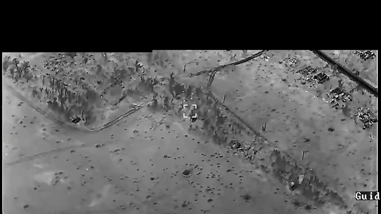 Ukrainian drone footage of an attack on a Russian 2S3 "Akatsiya" 152-mm self-propelled gun using long-range loitering munitions. Donetsk Oblast.