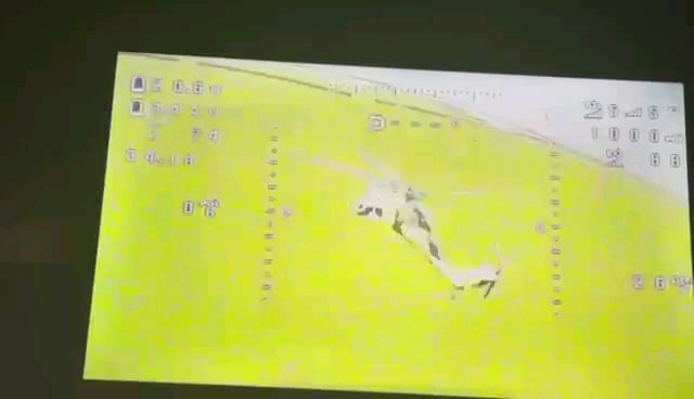 Video of a Fpv strike on a Mi-28 of the Russian Air Fоrce using an FPV drone. The first recorded case