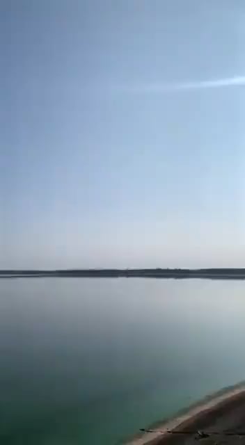 Footage of Russian cruise missile crashing into the Dnipro river. 26/08/2024