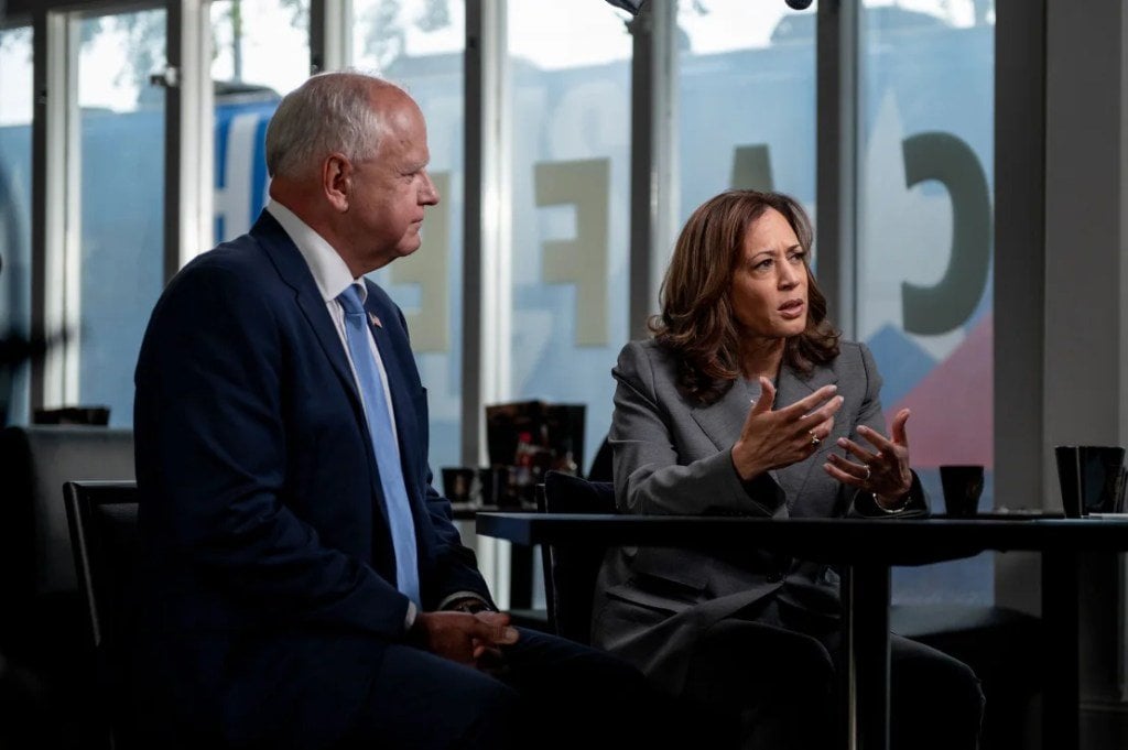 Kamala Harris Hits "Tired" Trump In CNN Interview