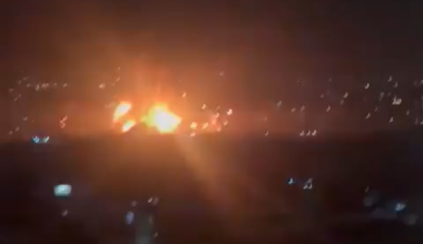 Israeli airstrikes in Lebanon's Beqaa valley tonight