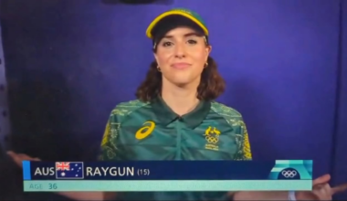 The Aussie commentary went absolutely nuts for Raygun