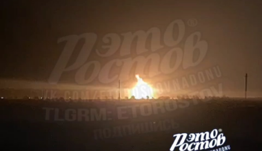 Burning oil depot in Rostov region, day 4 - another one tank exploded at night