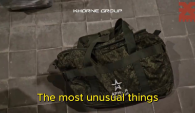 Ukrainian servicemen discovered the most curious find among personal belongings of a Russian border guard