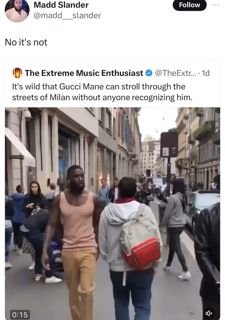 I thought Italians liked Gucci?