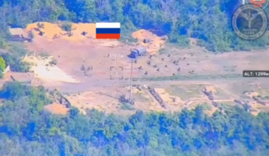 HIMARS strike on a russian military base.