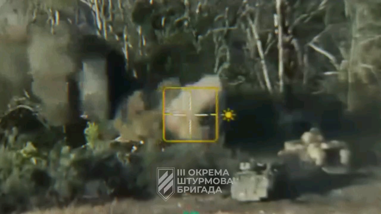 Somewhere in Kharkiv Oblast. The first footage from a Ukrainian mechanized offensive in full swing. Third Assault Brigade. 22nd Aug 2024