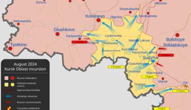 New wiki map of kursk incursion