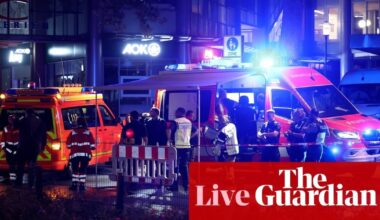 Solingen stabbing attack: 15-year-old detained by German police as two men and one woman killed at festival – live updates