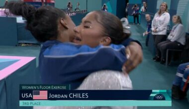 After appeal Jordan Chiles takes bronze in the floor final