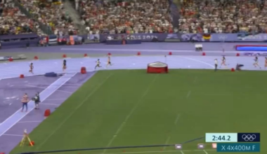 Dramatic finish to 4x400 as Netherlands take gold at the death