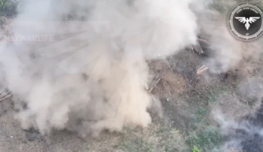 Ukrainian FPV drones attack russian infantry and dugout