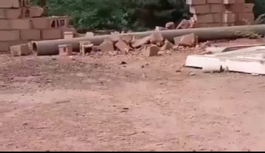 Sudanese Solider fires an RPG