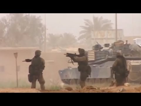 US Marines assault Republican Guard compound - Invasion of Iraq 2003