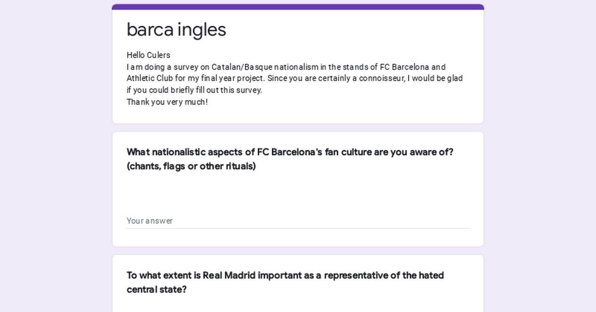 Catalanism And Barca