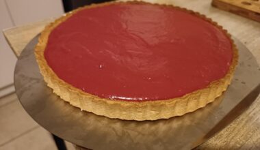 Tarte framboise meringuée 🍇