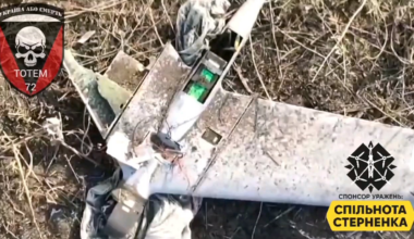 Russian reconnaissance drone Zala that had fallen almost intact in a Russian-controlled area was finished off by a Ukrainian drone in the Donetsk region. Operators of the aerial reconnaissance platoon of the 3rd Mechanized Battalion of the 72nd Mechanized Brigade. Published on August 2, 2024.