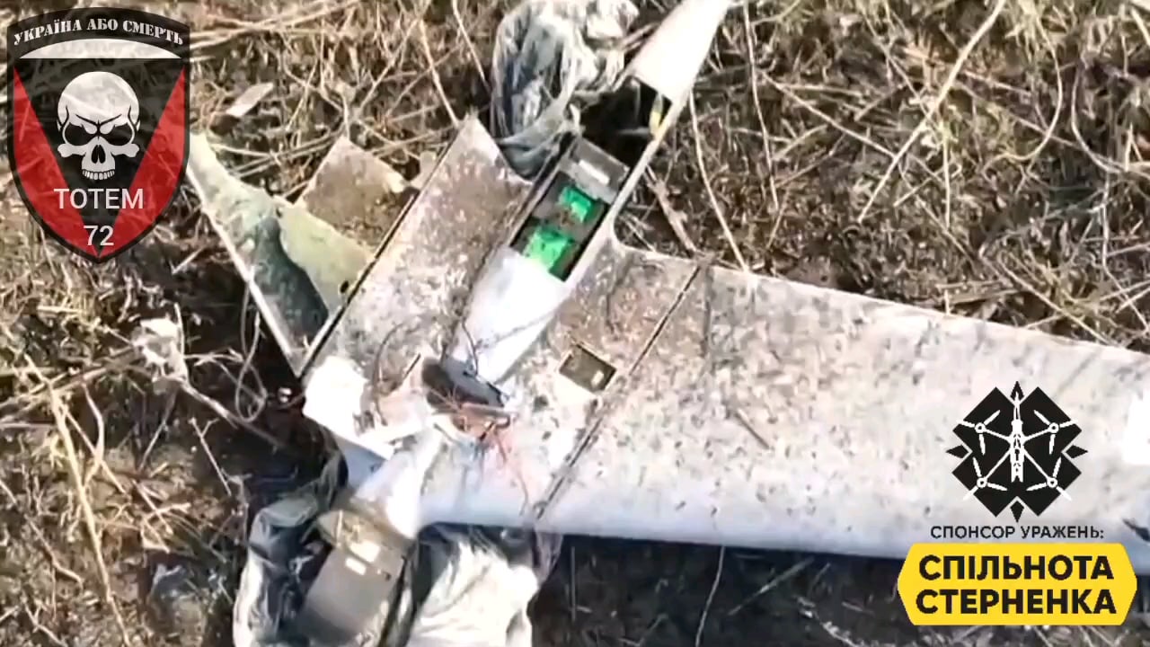 Russian reconnaissance drone Zala that had fallen almost intact in a Russian-controlled area was finished off by a Ukrainian drone in the Donetsk region. Operators of the aerial reconnaissance platoon of the 3rd Mechanized Battalion of the 72nd Mechanized Brigade. Published on August 2, 2024.