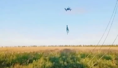 Ukrainian military mounted an AK-74 on an FPV drone