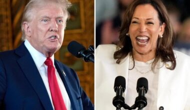 Trump continues to fall behind Harris in national polls, surveys taken ahead of DNC show