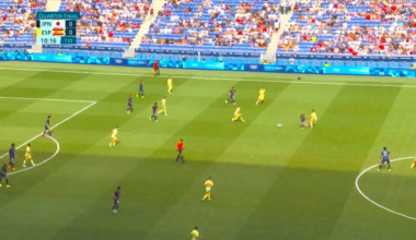 Fermin Golazo against Japan to put Spain 1-0 up in the Olympics Quarterfinals