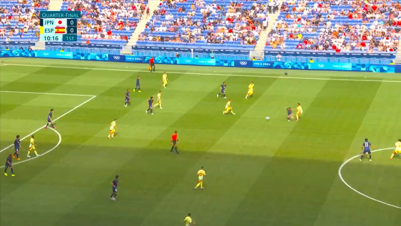 Fermin Golazo against Japan to put Spain 1-0 up in the Olympics Quarterfinals