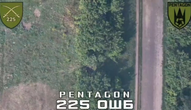 20 Russian infantrymen(likely conscripts) flee from a single drone drop in the Kursk sector. 
Video from the soldiers of the Pentagon unit of the 225th separate assault battalion